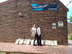 Bags of Love delivered to Sea Cow Lake Secondary School